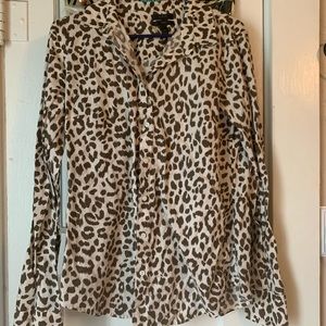 J.Crew leopard top